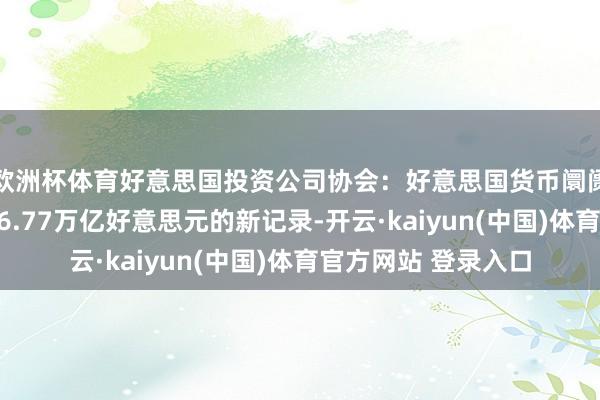 欧洲杯体育好意思国投资公司协会：好意思国货币阛阓基金财富限度创下6.77万亿好意思元的新记录-开云·kaiyun(中国)体育官方网站 登录入口