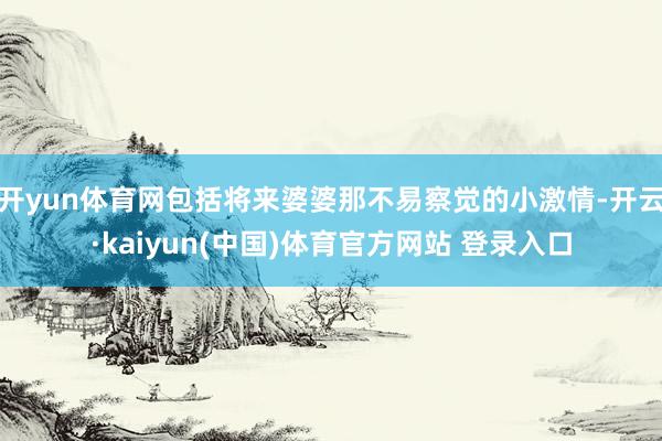 开yun体育网包括将来婆婆那不易察觉的小激情-开云·kaiyun(中国)体育官方网站 登录入口